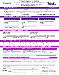 hcp product enrollment form